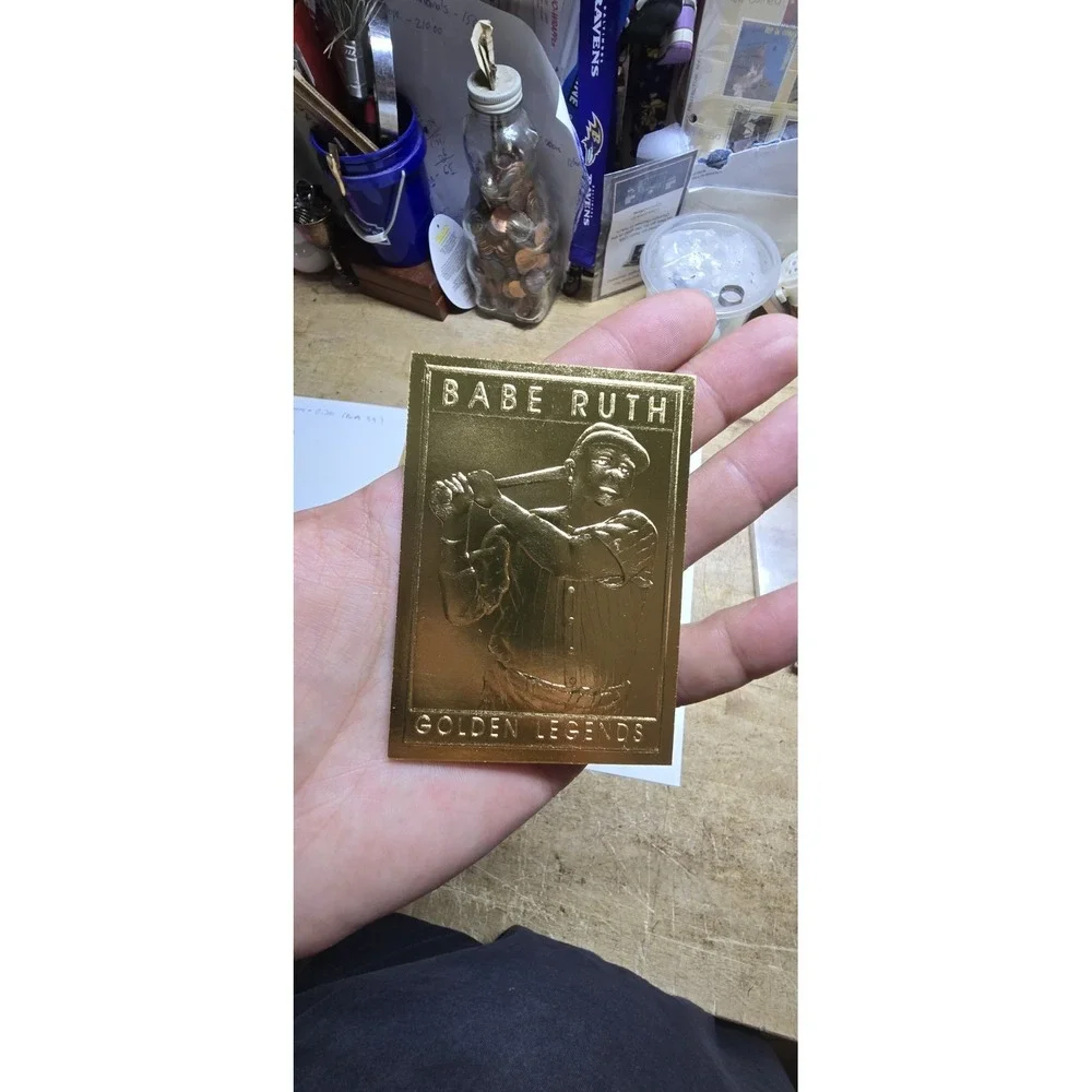 Babe Ruth 1994 22Kt Gold Foil Golden Legends Card Ltd. 50K